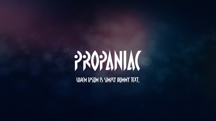 Propaniac Font