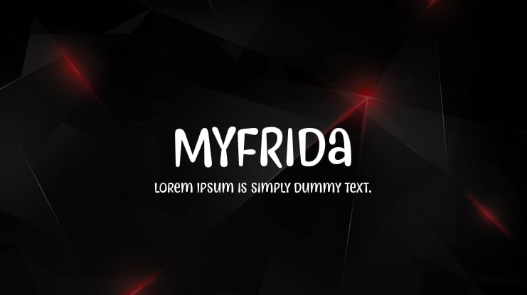 Myfrida Font Family
