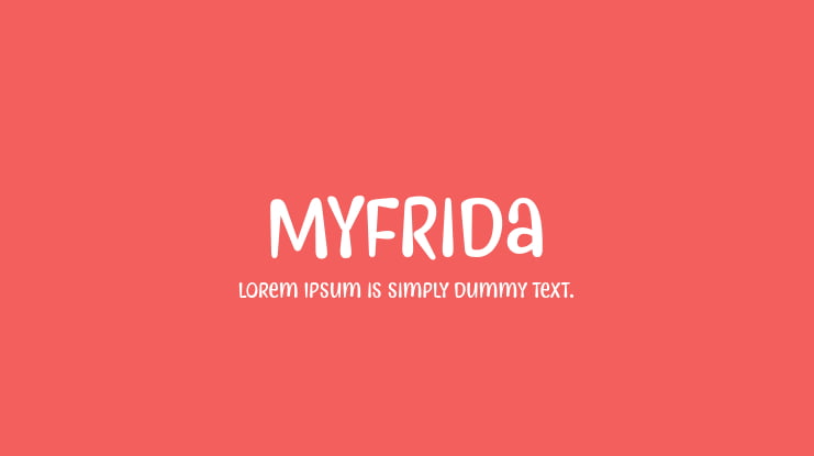 Myfrida Font Family