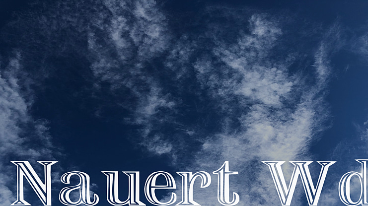 Nauert- Font Family
