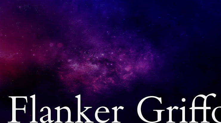 Flanker Griffo Font Family