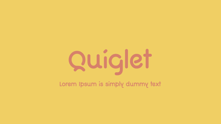 Quiglet Font