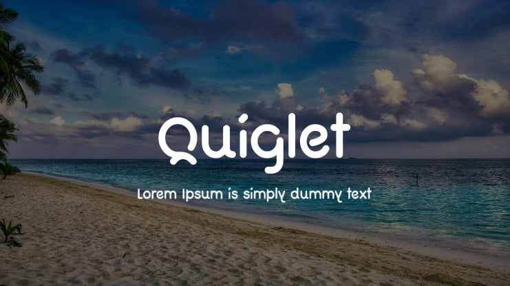 Quiglet Font