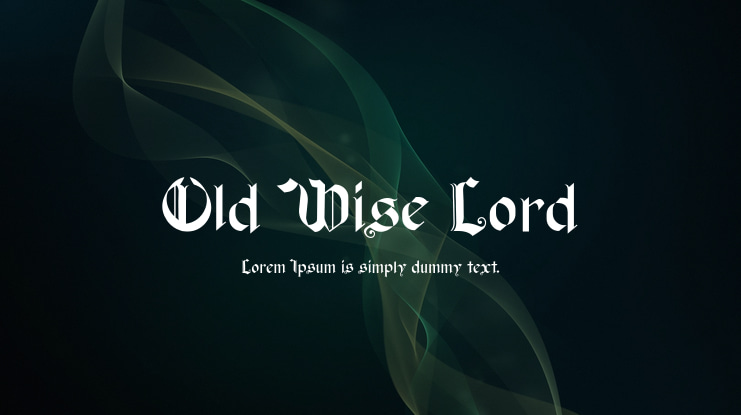 Old Wise Lord Font