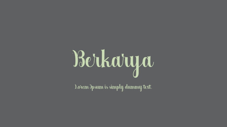 Berkarya Font