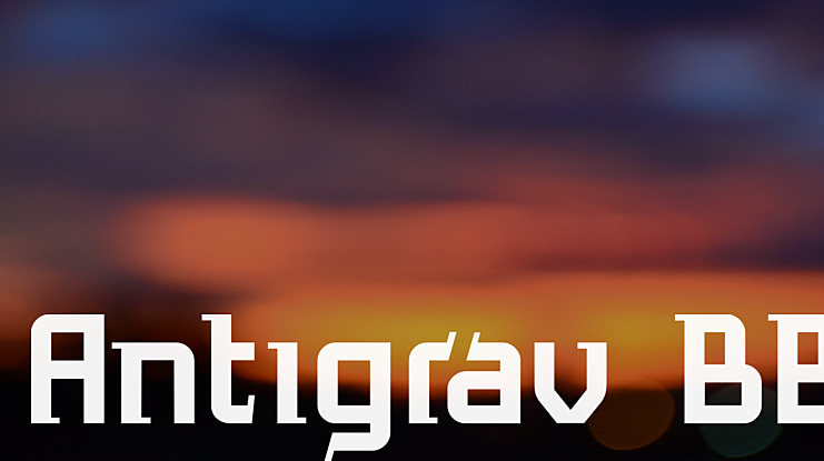 Antigrav BB Font Family