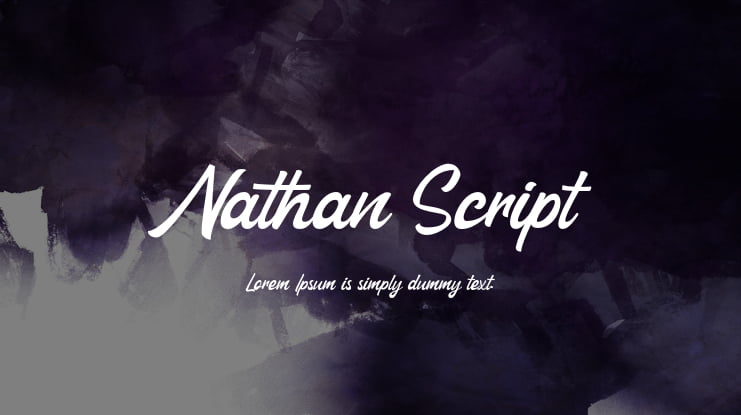 Nathan Script Font
