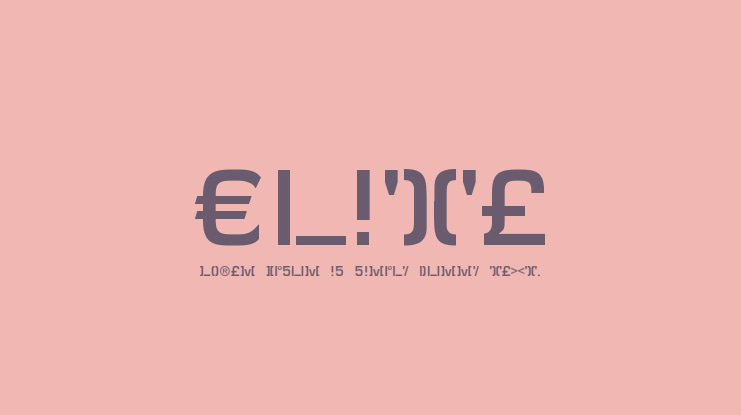 Elite Font