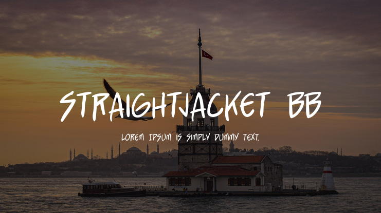 StraightJacket BB Font Family