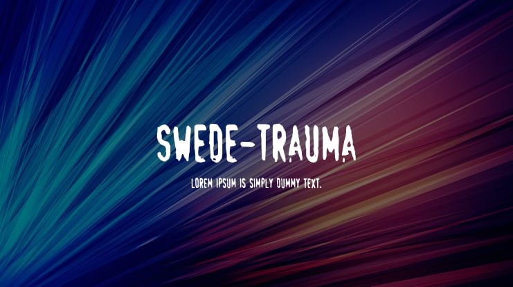 Swede-Trauma Font