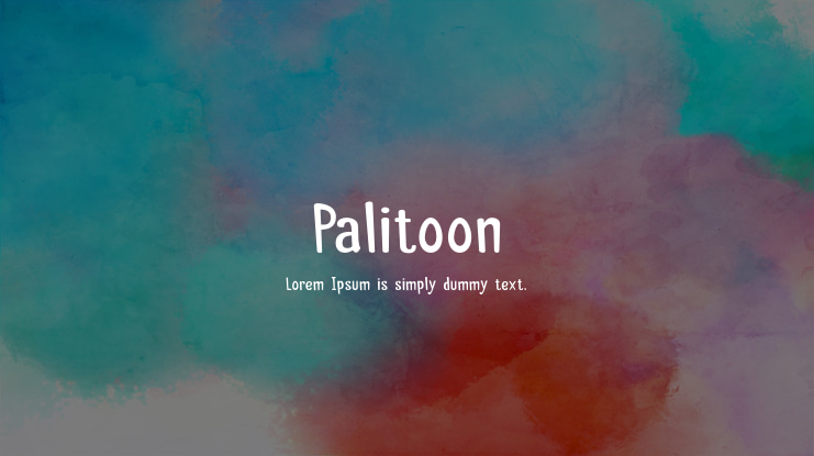 Palitoon Font