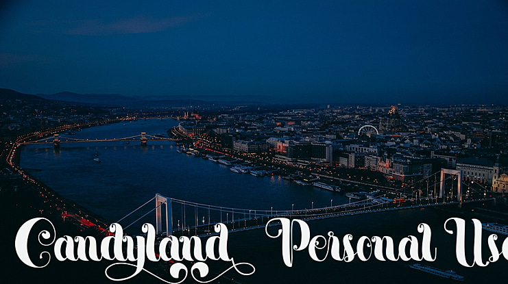 Candyland Personal Use Font