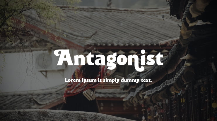 Antagonist Font
