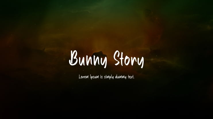 Bunny Story Font