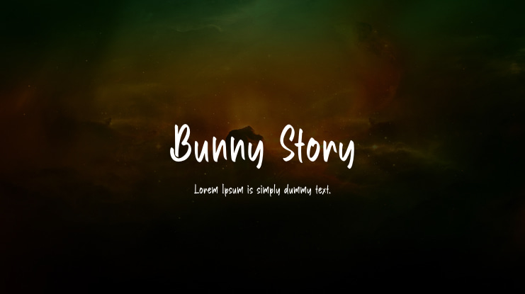 Bunny Story Font