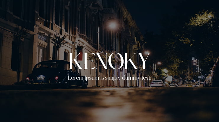 KENOKY Font