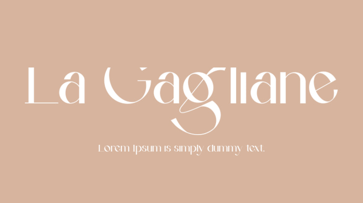 La Gagliane Font