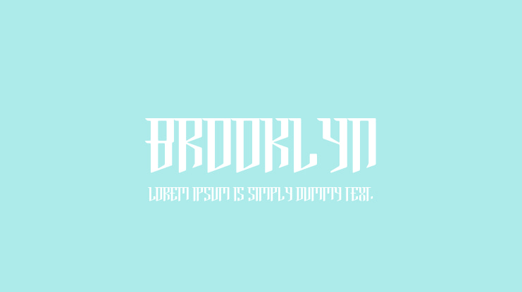 Brooklyn Font Family