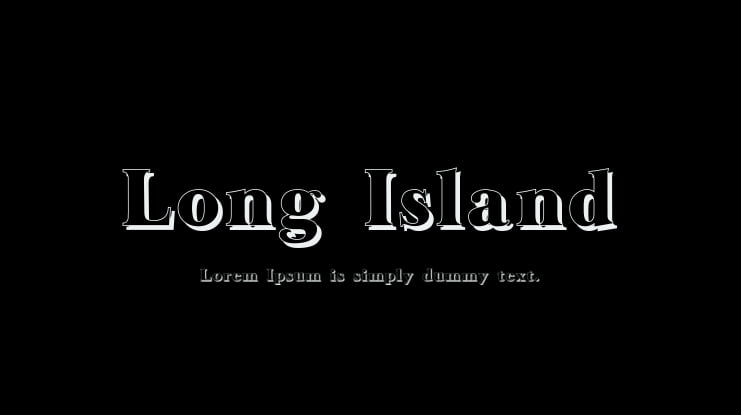 Long Island Font Family