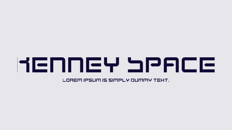 Kenney Space Font