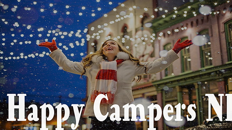 Happy Campers NF Font