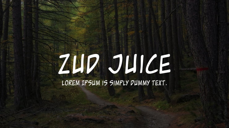Zud Juice Font Family