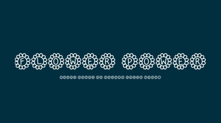 Flower Power Font Family