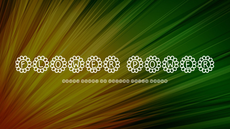 Flower Power Font Family