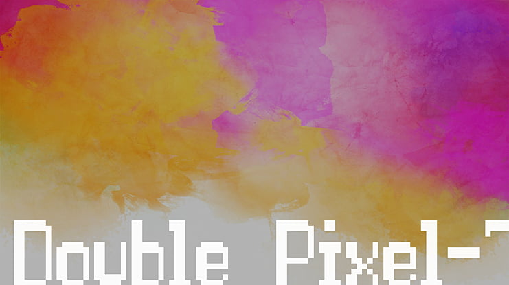 Double Pixel-7 Font