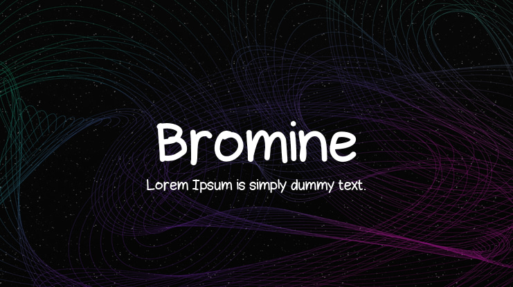 Bromine Font
