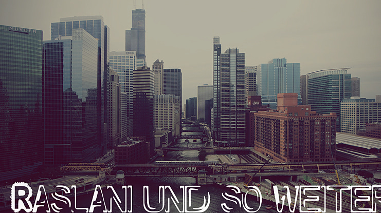 Raslani und so weiter Font