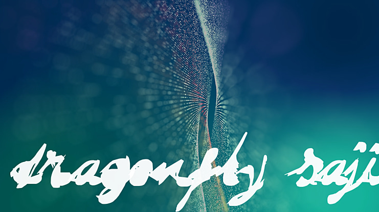 DRAGONFLY saji Font