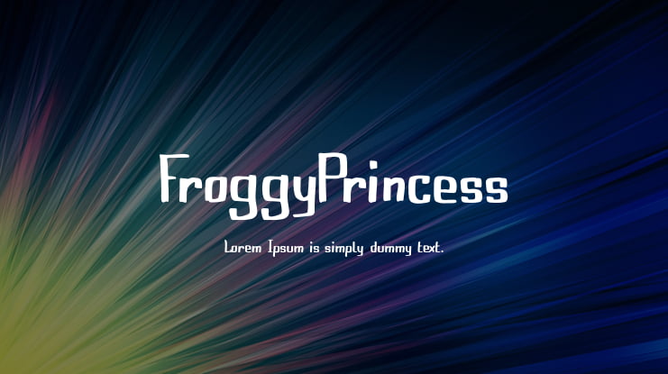 FroggyPrincess Font