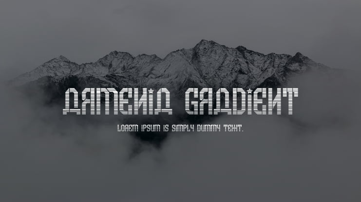 Armenia Gradient Font Family