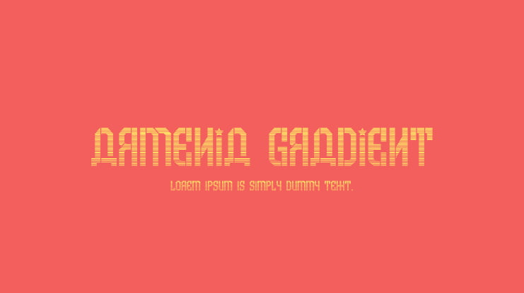 Armenia Gradient Font Family