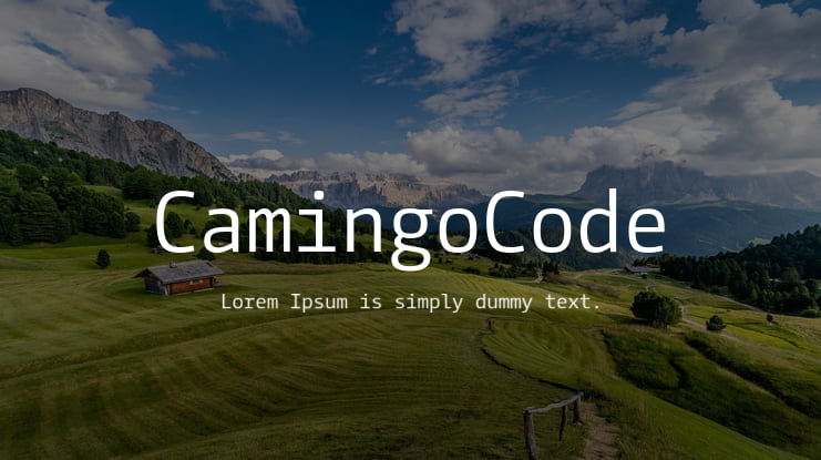 CamingoCode Font Family