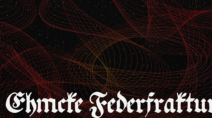 Ehmcke Federfraktur Font