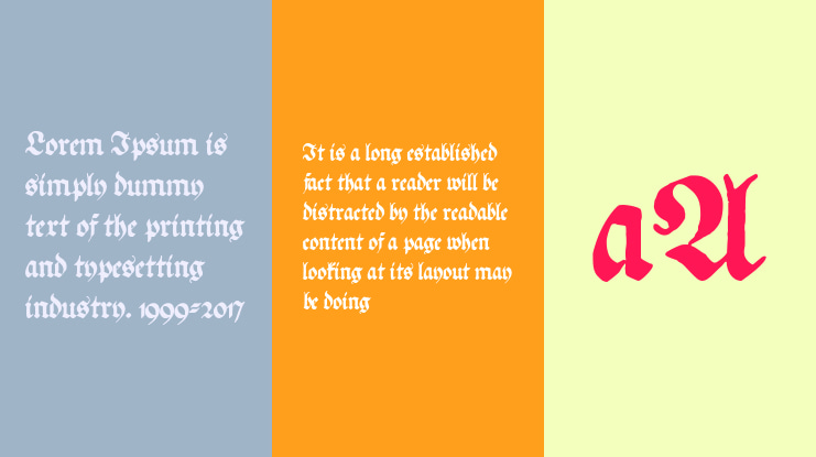 Ehmcke Federfraktur Font