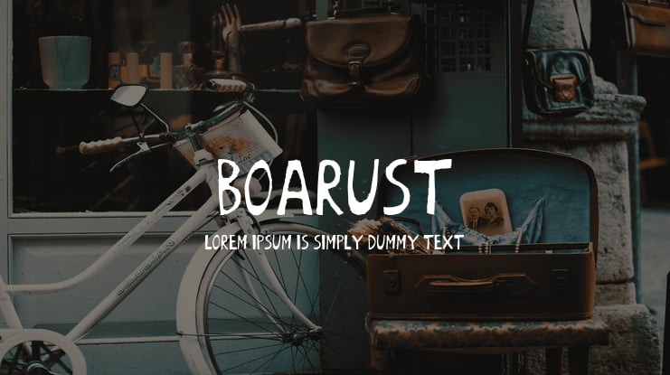 BoArust Font