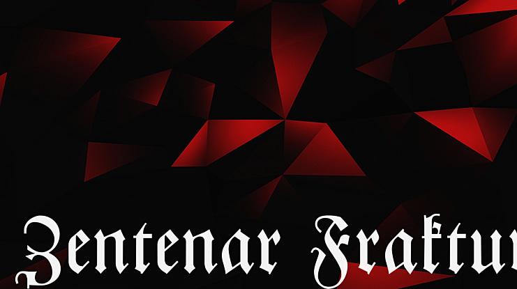 Zentenar Fraktur Font Family