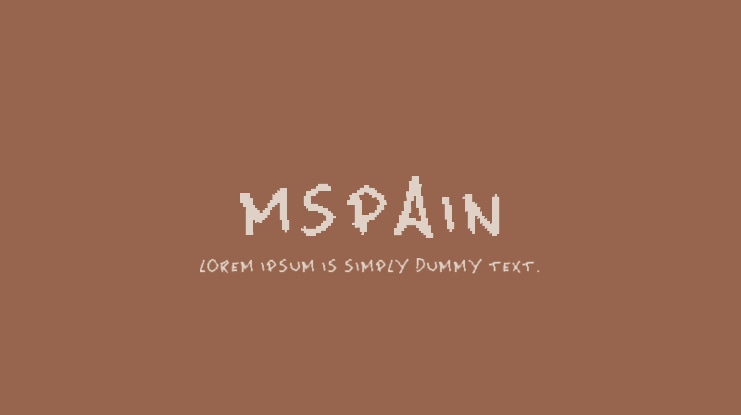 MsPain Font