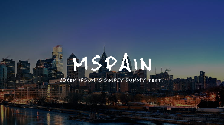 MsPain Font