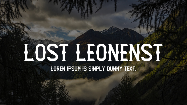 Lost Leonenst Font Family