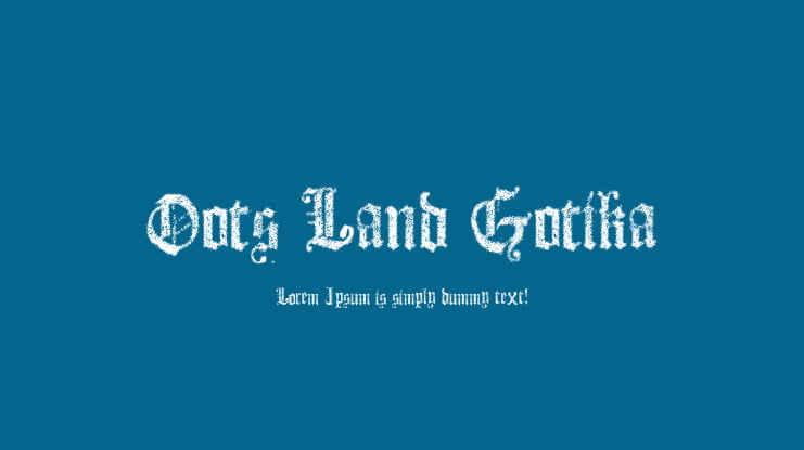 Dots Land Gotika Font