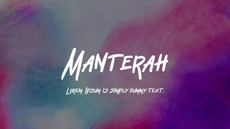 Manterah Font