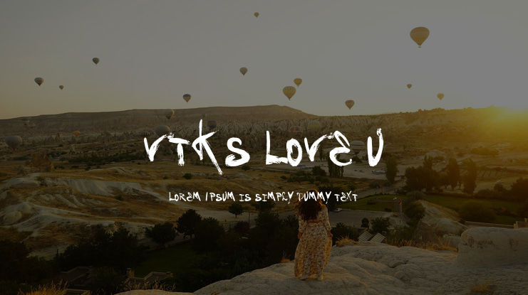 Vtks Love U Font