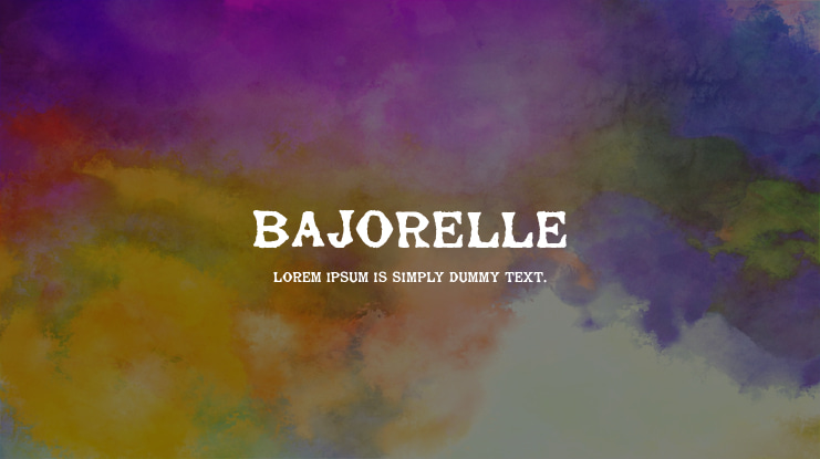 Bajorelle Font