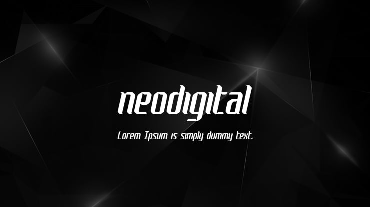 neodigital Font