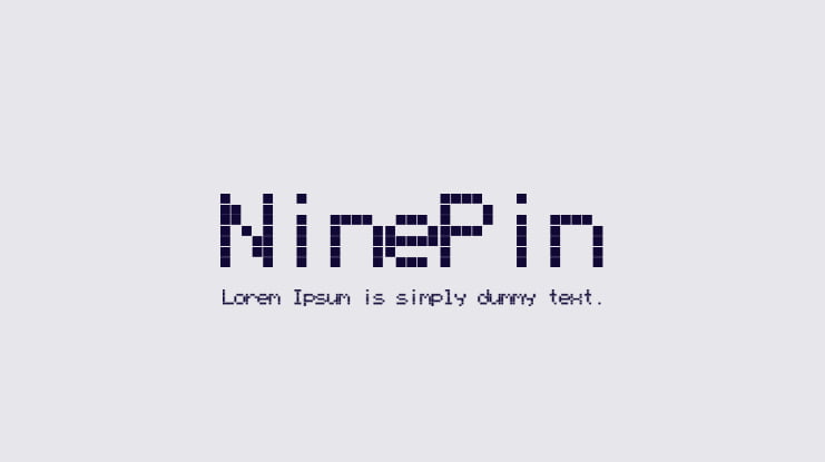 NinePin Font