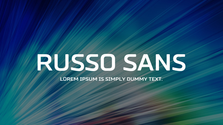 Russo Sans Font